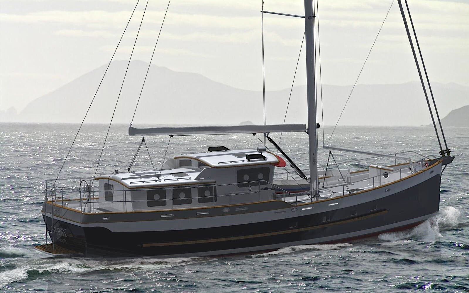 new diy boat: pilothouse sailboat design