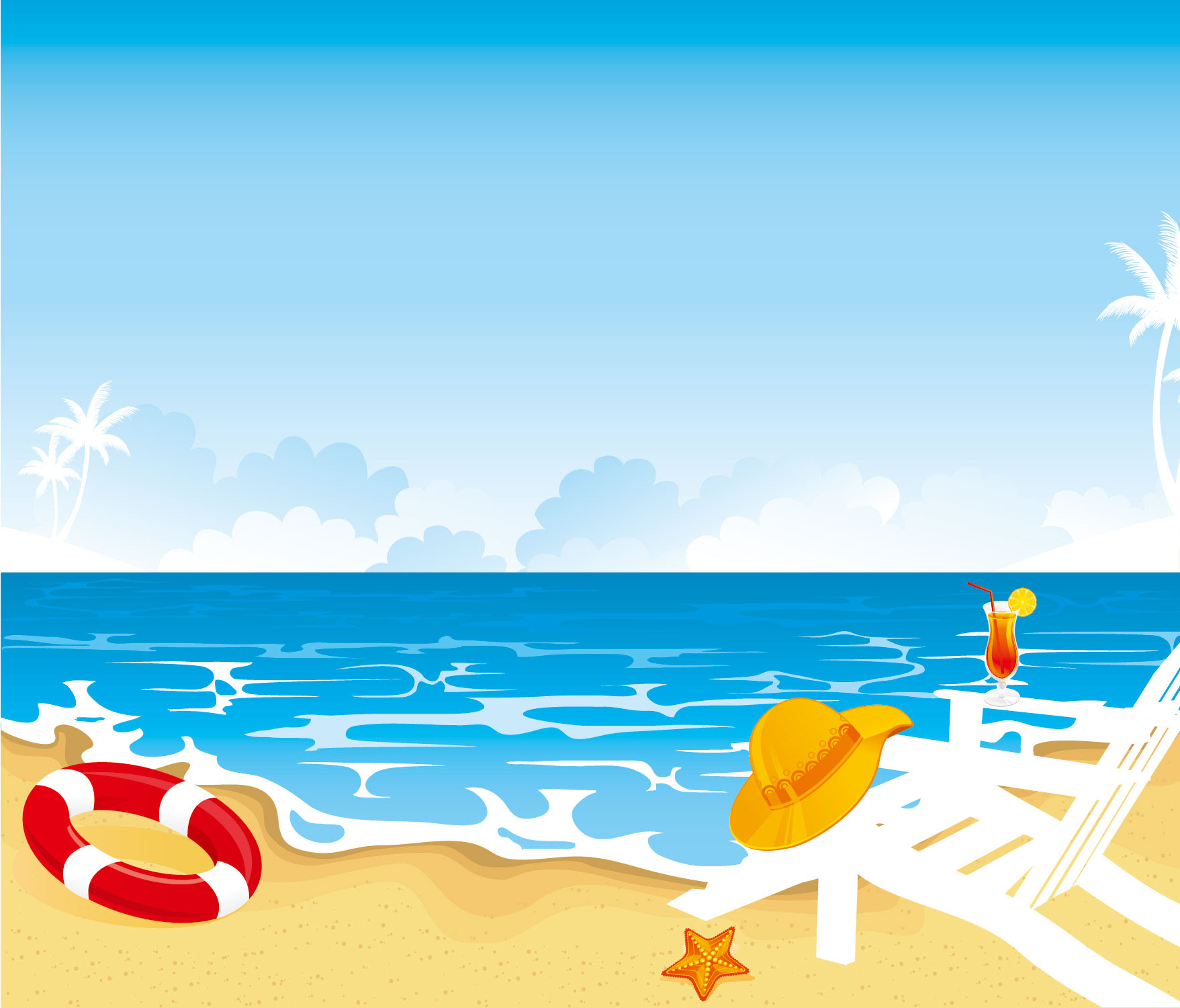 ディズニー画像ランド 75 夏 イラスト 壁紙
