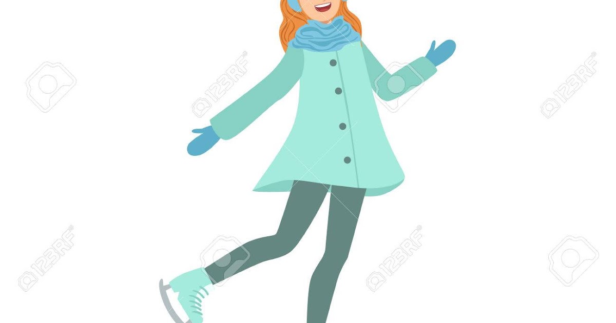 Schaatsen Tekening Makkelijk / Kleurplaat Winter 96 Gratis ...
