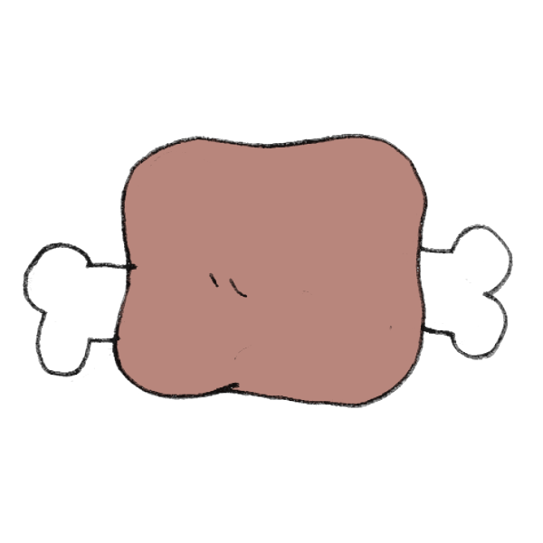 25 骨 付き 肉 イラスト Meshitsukajyj