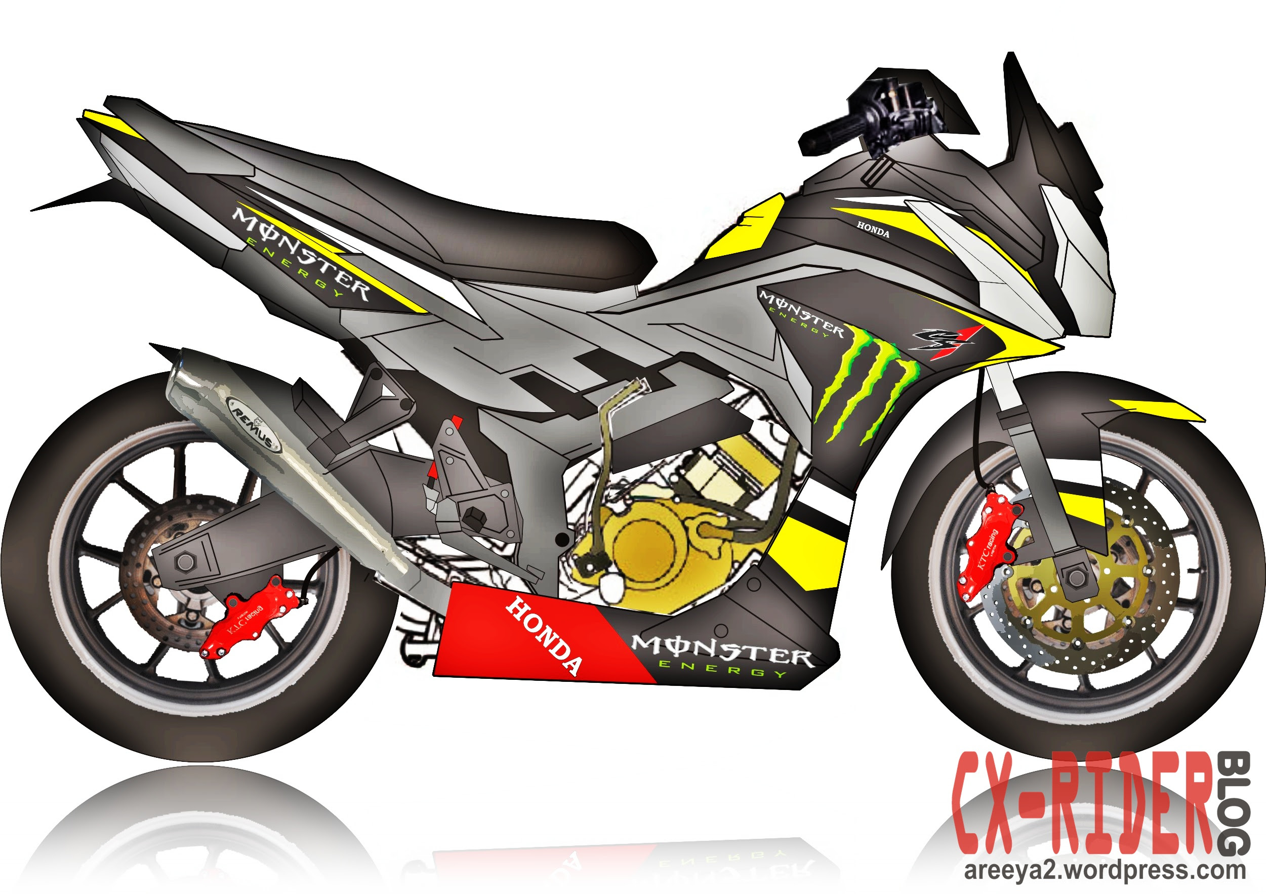 Foto Modifikasi Motor Cs One  Modifikasi Yamah NMAX