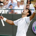 Novak Djokovic struggled against Kevin Anderson but finally broke his serve in the fifth set.