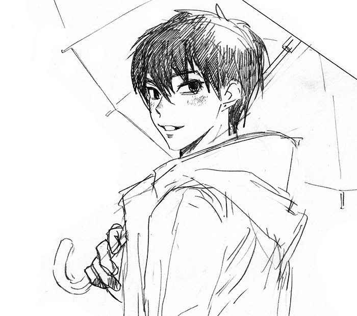 振り返る イラスト 男 興味深い画像の多様性