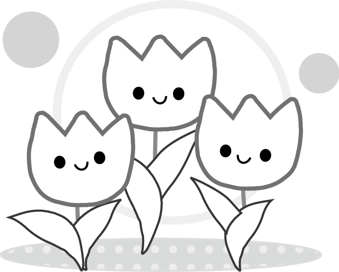 最高花 イラスト 白黒 かわいい すべてのイラスト画像