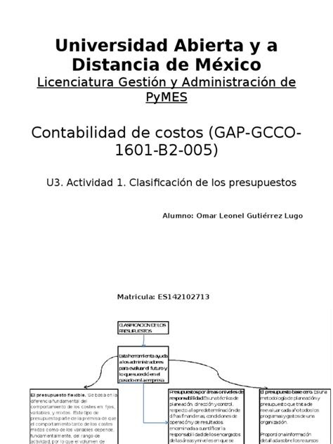 GCCO_U3_A1_ | Presupuesto | Economías