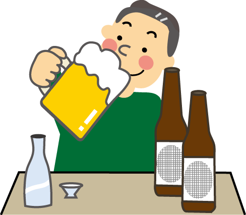 トップ100 飲酒 イラスト かわいい動物画像