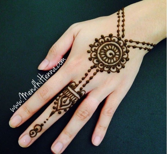 Motif Gambar Henna Cantik