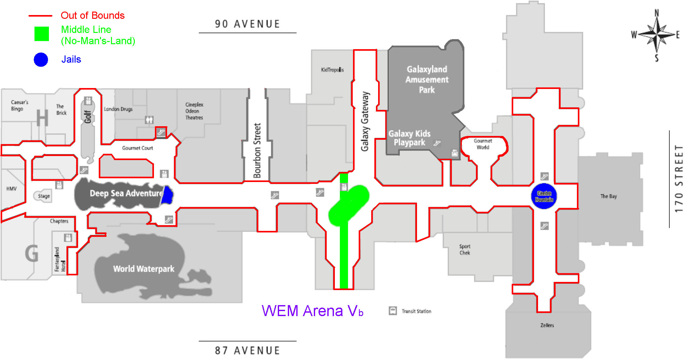 Map Of West Edmonton Mall