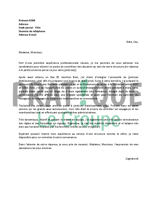 Lettre De Motivation Pour Agent De Visa - House MY d