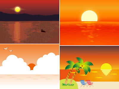 【印刷可能】 夕焼け イラスト 簡単 185634-夕焼け イラスト 簡単