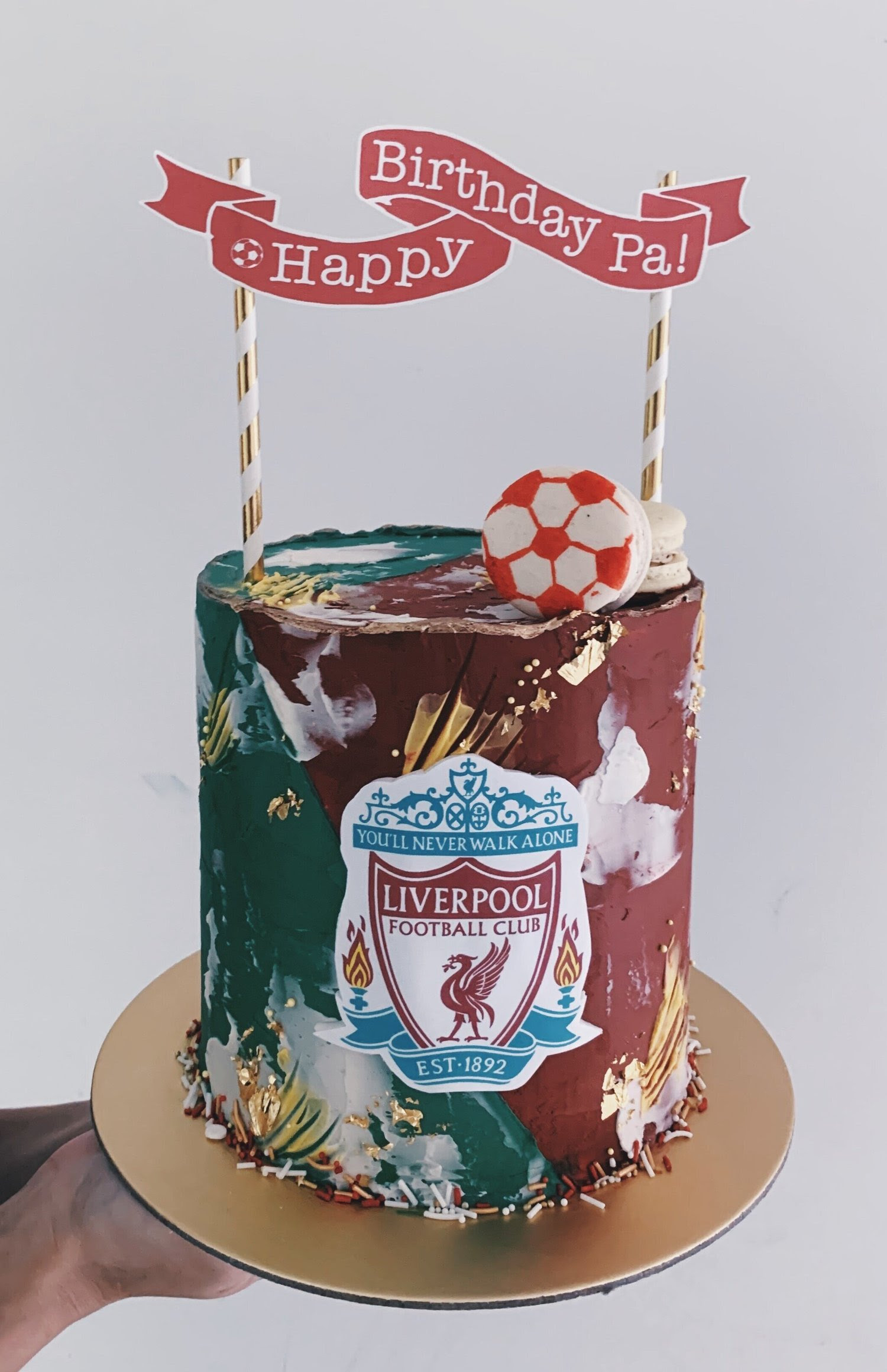 Football liverpool any team cake topper spray cake decoration stars on wires 5th 6th 7th 8th 21st 30th 40th 50th etc any age 004 caketoppersprays. T82 Abstract Liverpool Fc Cake Sarah S Loft