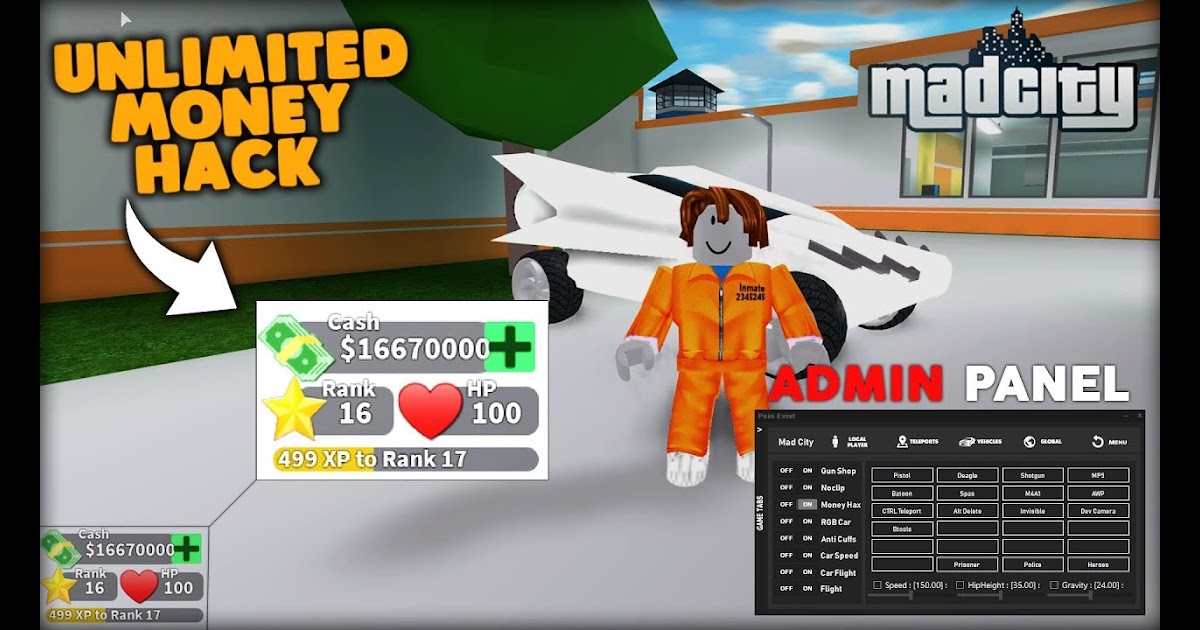 Roblox Mad City Para Hilesi Roblox Hack Cheat Engine 6 5 - roblox jailbreak hack roblox jailbreak free hack techcheater