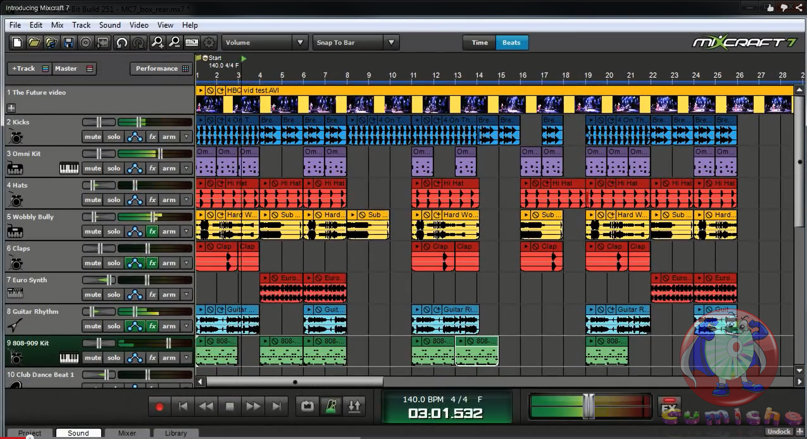 Acoustica Mixcraft Pro Studio 7  1 266 Loop Library Addon 