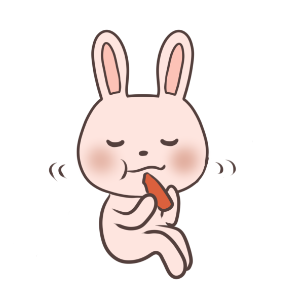 すごい ウサギ 人参 イラスト イラスト 写真