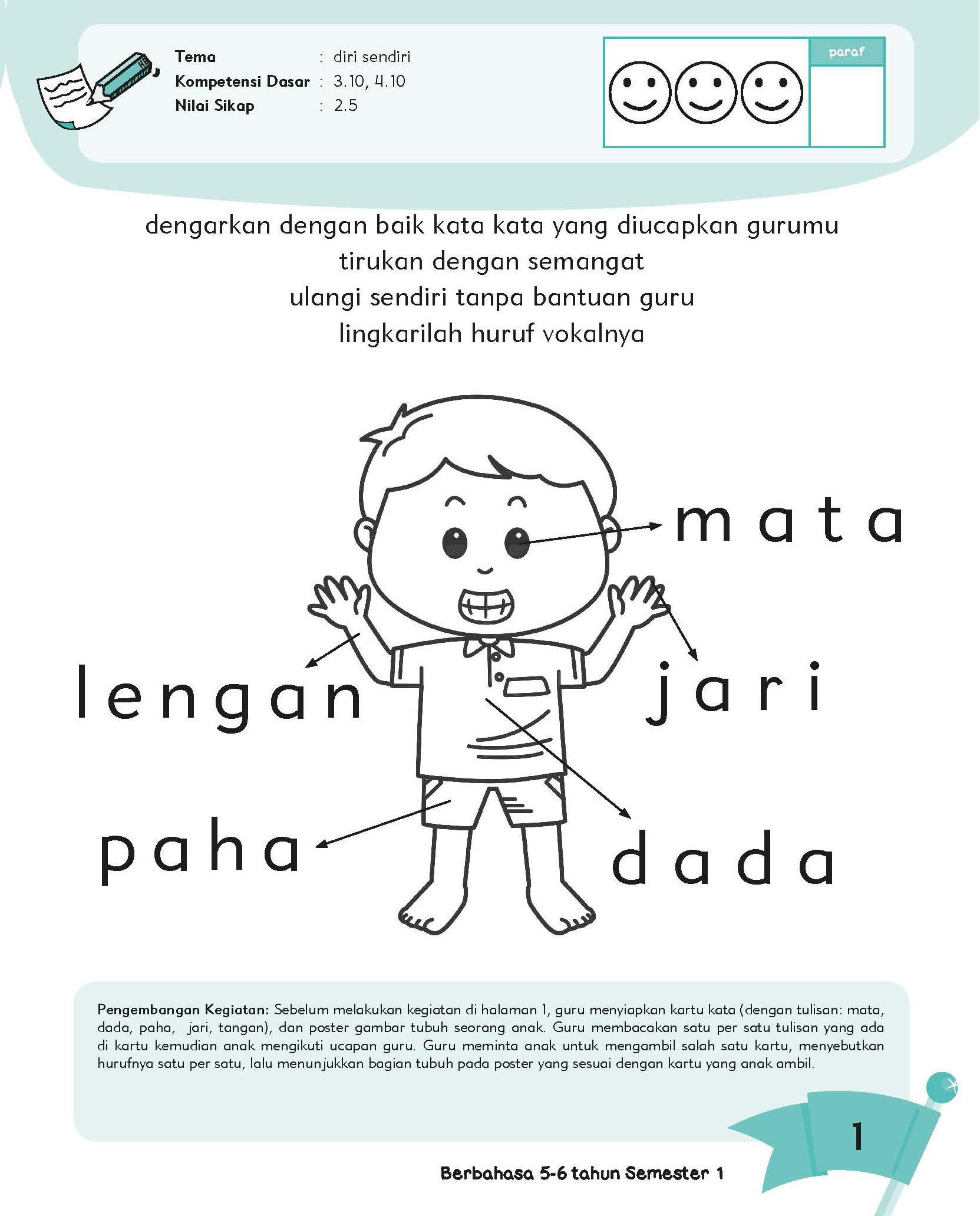 Contoh soal matematika anak paud; Soal Anak Tk B