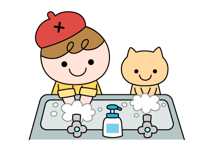 動物画像無料 75 手洗い イラスト 無料