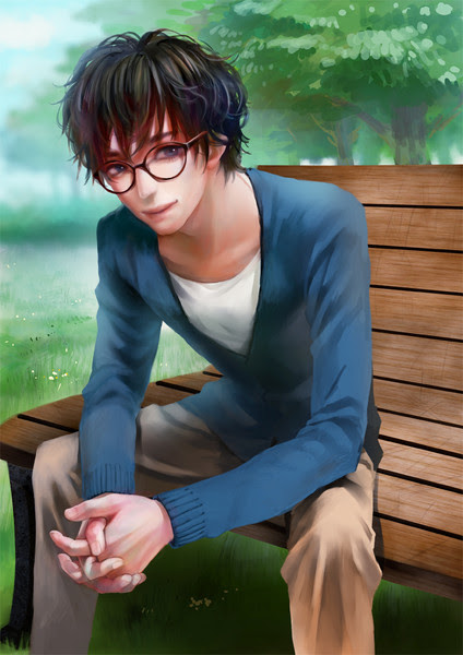 99以上 かっこいい イケメン メガネ 男子 イラスト Ikiikukoweogxj
