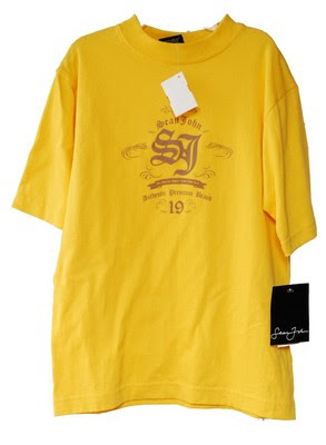 Sean John NEW Boys TShirt Top Size M 56 Cotton Yellow ARGO On Line