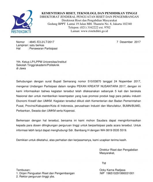 Surat Penawaran Resmi Dan Tidak Resmi - H Warna