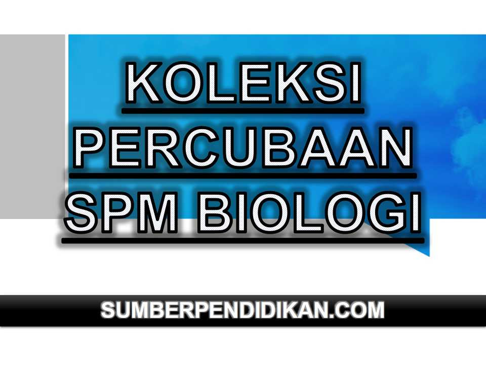 Soalan Percubaan Biologi Spm 2019 Terengganu - Kecemasan m