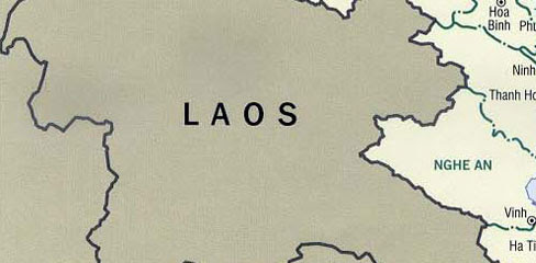 Roads, highways, streets and buildings. Vietnam Travel Map
