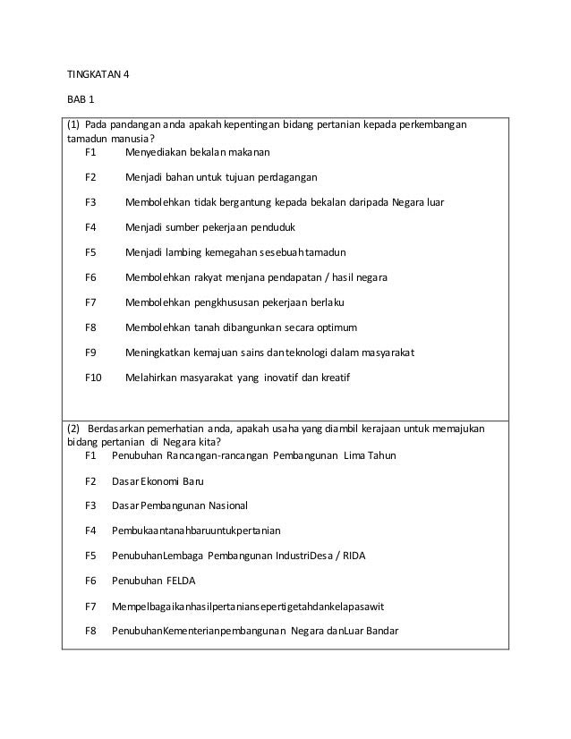 Soalan Esei Sejarah Peningkatan Tamadun - Contoh Cit