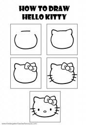 How To Draw Hello Kitty Face Easy - Patricia Sinclair's Coloring Pages