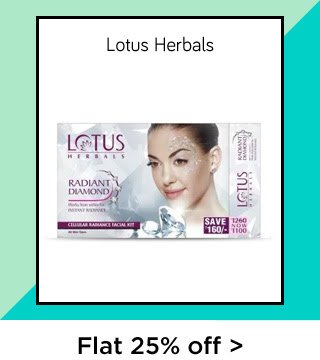 Lotus Herbals Flat 25% off