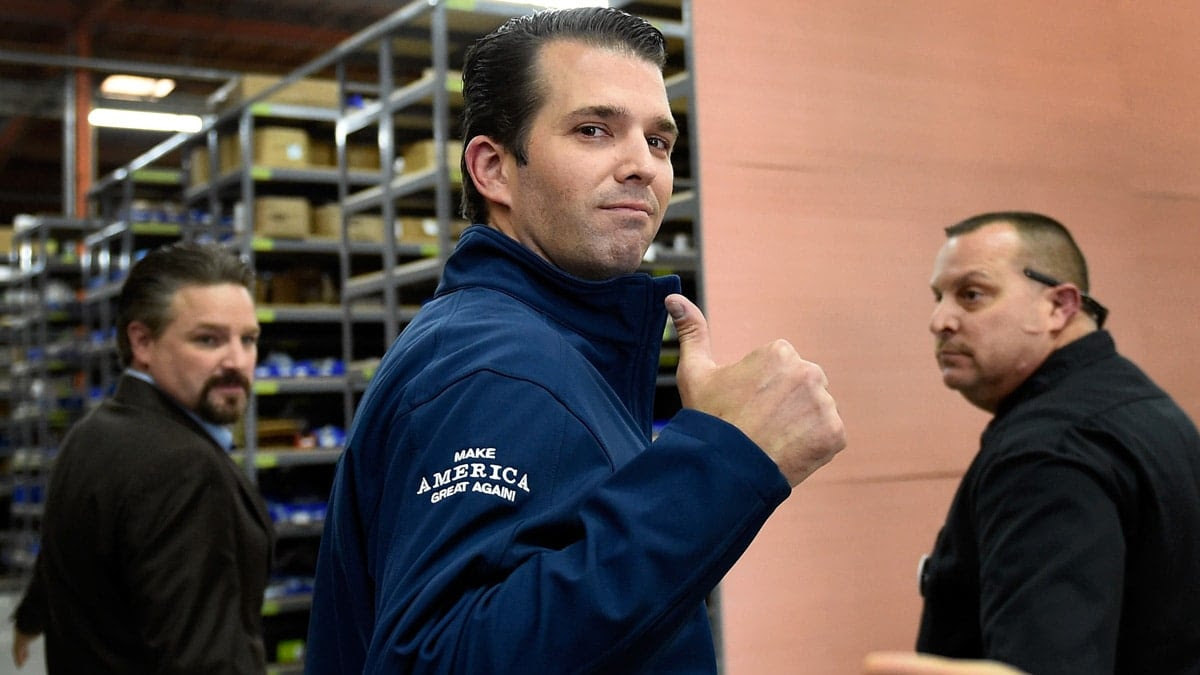 Donald Trump Jr. Campaigns For HIs Father In Las Vegas