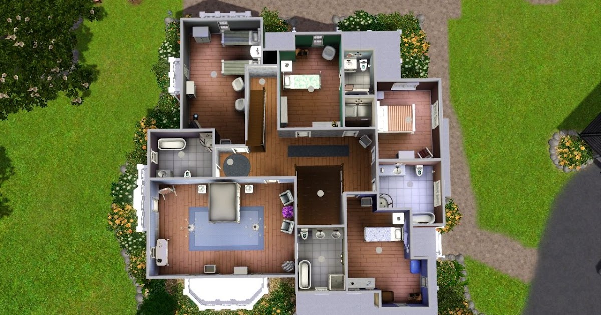 Bloxburg House  Layout  2  Story  Aesthetic 