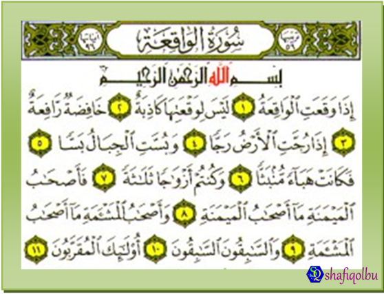 Setiap kali jumpa orang sentiasa doakan kebaikannya dan doakan. Herba Mujarab Makna Surah Al Waqi Ah