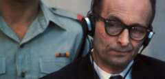 On April 11, 1961, Eichmann's trial began in Jerusalem. It was the first televised trial in history. Eichmann faced 15 charges, including crimes against humanity, crimes against the Jewish people, and war crimes. He claimed he was just following orders, but the judges disagreed, finding him guilty o