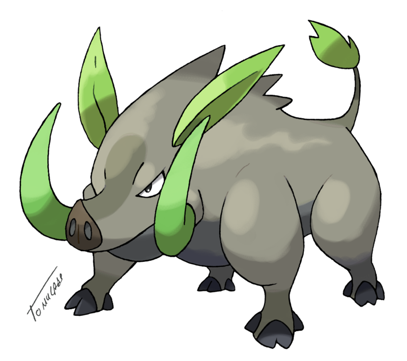 元のポケモン イノシシ すべてのぬりえ