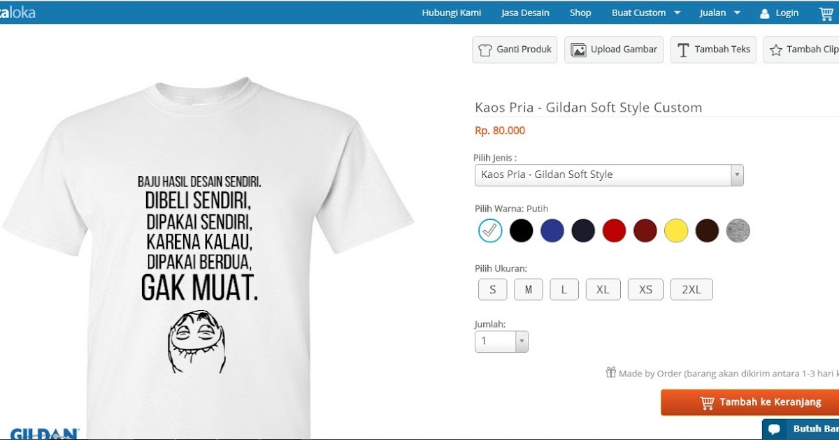 Situs Desain  Baju  Sendiri  Klopdesain