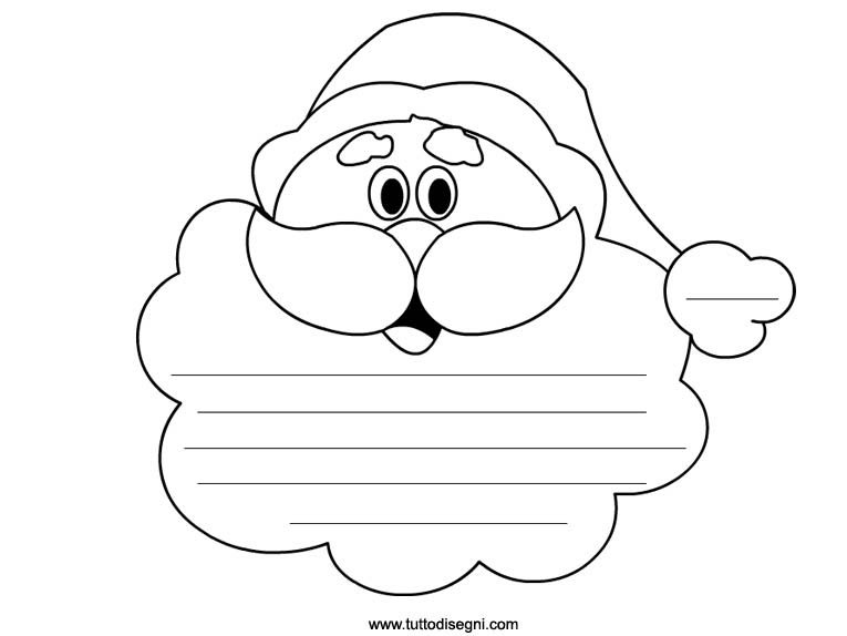 Disegni Da Colorare E Da Stampare Di Babbo Natale