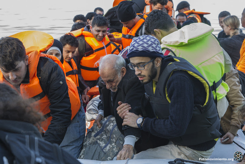 Refugees and illegal migrants crossing the Mediterranea to Greece Photo: Petros Giennakuris