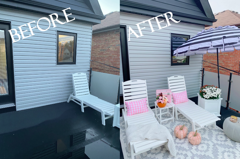 Reader abby robinson was kind enough to submit this project. Balcony Makeover