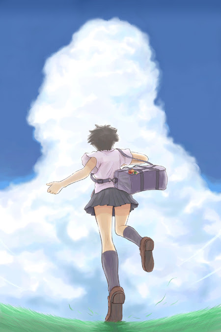 エレガントアニメ 走る 後ろ姿 イラスト スーパーイラストコレクション