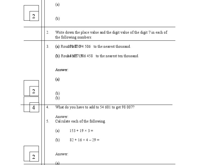 Kertas Soalan Matematik Tingkatan 2 Kssm - Cheveux z