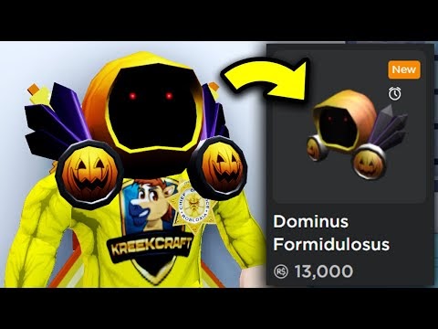 Roblox Dominus Formidulosus Limited Robux Cards Codes For Free - kreekcraft roblox profile themes