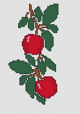Maybe you would like to learn more about one of these? Apples Fruit Counted Cross Stitch Pattern Download Printable Bluemorningexpressions