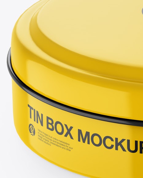 Download Download Glossy Round Box Mockup Psd