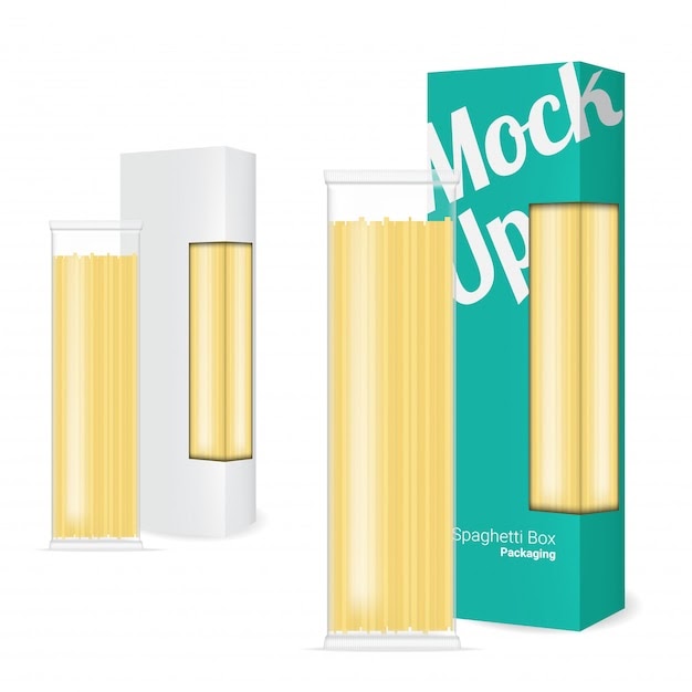 Download Spaghetti Packaging Mockup Free