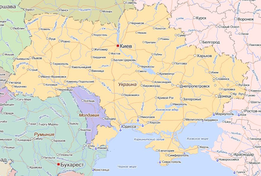 Где находиться украина на карте мира. Vzglyani Na Stranu Po Novomu Yandeks Obnovil Kartu Ukrainy Tehno Bigmir Net
