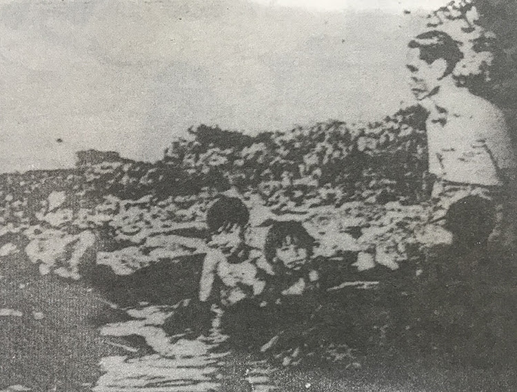 Cựu hoàng Duy Tân và các con ở đảo Réunion. Ảnh tư liệu in trong cuốn Vua Duy Tân.