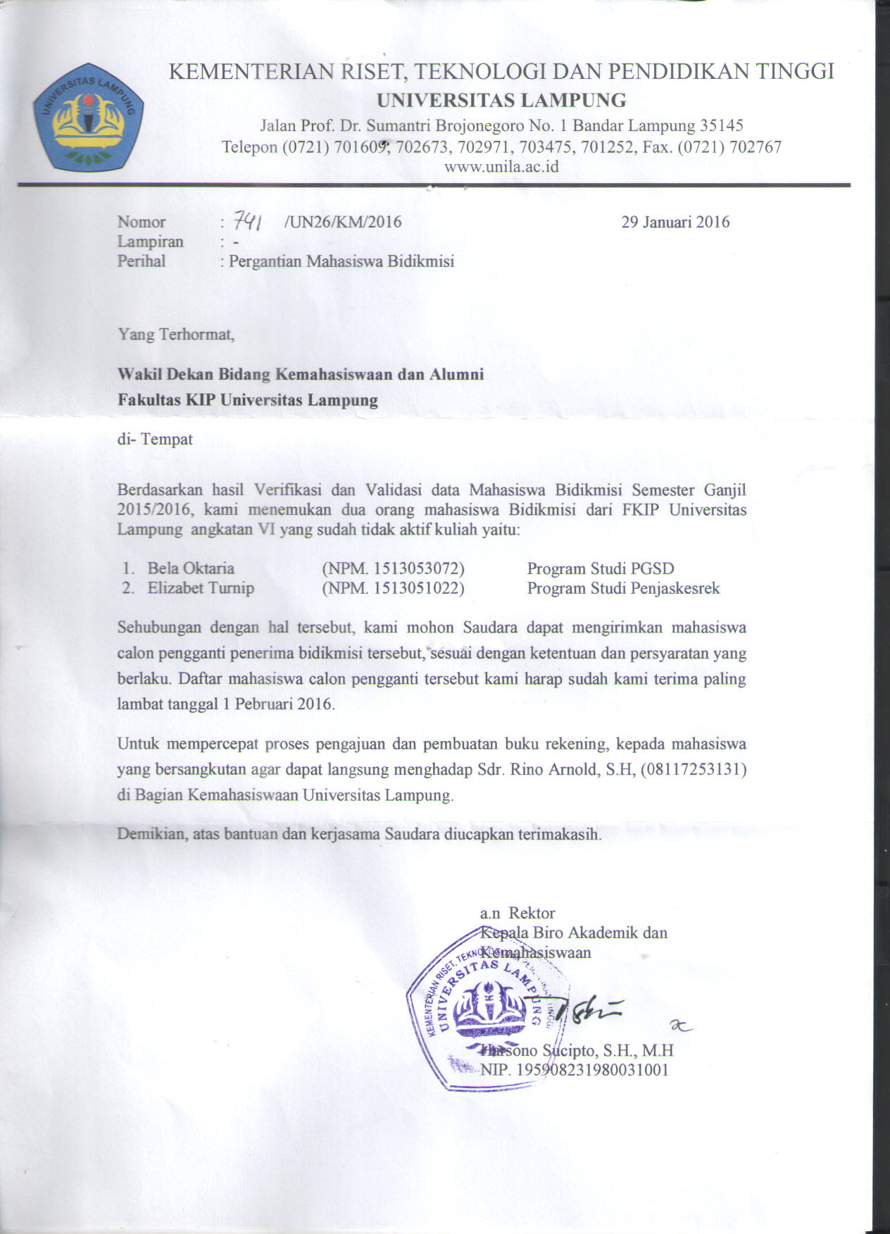 Contoh Surat Keterangan Tidak Mampu Dari Desa Untuk Bidik ...