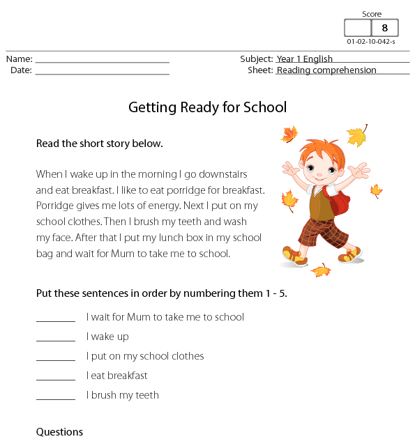 17 year 2 reading comprehension worksheets free uk