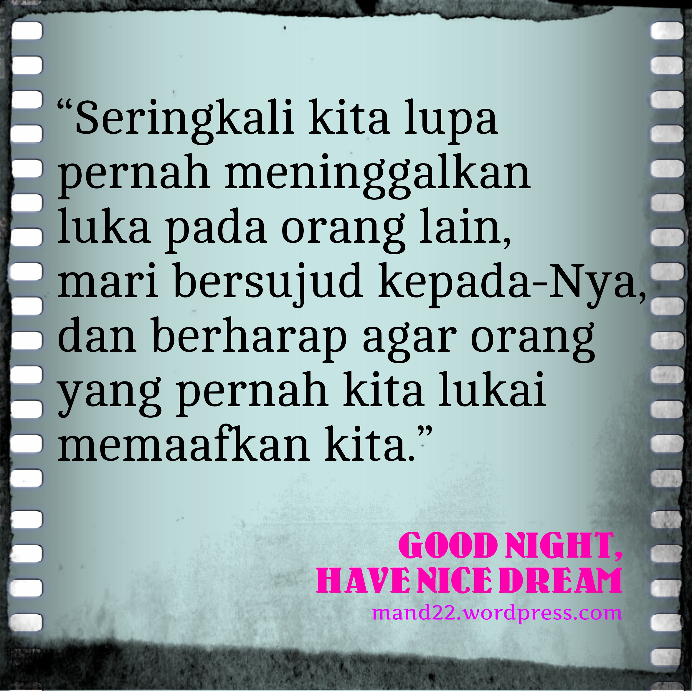 Kata Kata Mutiara Ucapan Selamat Tidur Buat Pacar ...