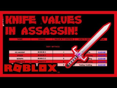 Roblox Assassin Knife Value How To Get Free Robux No Surveys No Hacks Just Ping - roblox assassin value eyes