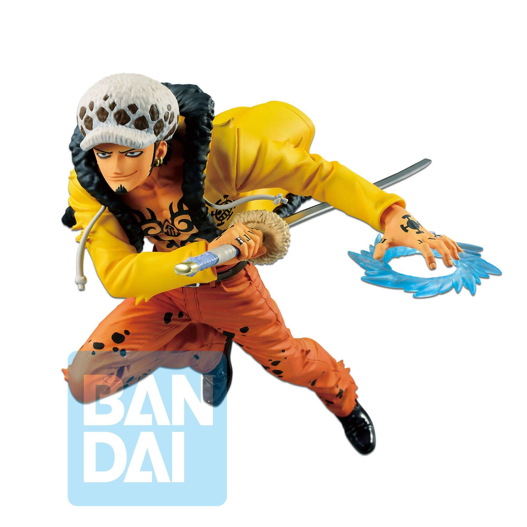 Captain kid uses punk vise and slams the enemies. Trafalgar D Water Law One Piece Ichibansho Great Banquet Pvc Statue 1